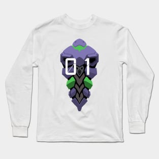 EVANGELION_UNIT01_BACK Long Sleeve T-Shirt